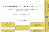 Disability and Accessibility