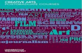 Creative Arts PG Courses