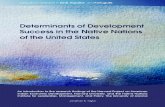 Determinants of Development Succes in the Native Nations of the United States