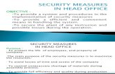 Security Measures Head Office