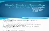 Single Electron Tunneling and Coulomb Blockade.pptx