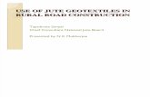 Use of Jute Geotextiles In Road construction