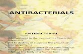 pharmacology - antibacterial