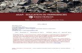 ASAP:  Education in Emergencies