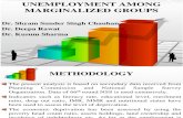 Unemployment Among Marginalized Groups