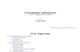 Foaming Services