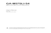 Motherboard Manual Ga-m57sli-s4 e