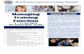 MANAGEMENT OF TRAINING FUNCTION COURSE