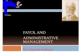 Fayol and Admin.mgmt New