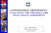 Amina Rasul Presentation: ANALYZING THE 1996 MNLF--GRP   FINAL PEACE AGREEMENT