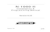 N-1000-Ll Instllation & Programming Manual
