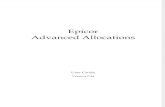 Epic or Advanced Allocations User Guide