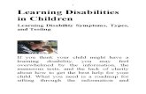 Learning Disabilities in Childd