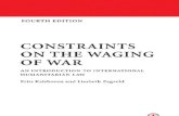 Constraints on the Waging of War an Introduction to International Humanitarian Law
