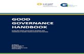 GGI HQIP Good Governance Handbook Jan 2012