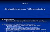 CE 541 - Equilibrium Chemistry