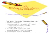 59350645 Etiology of Malocclusion Local Factors