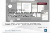 E-Texts or Bust: Observations from the Internet2/EDUCAUSE E-Text Pilot (166234386)