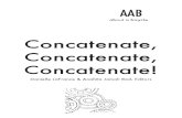 AAB Issue 1, Concatenate, Concatenate, Concatenate! (Summer 2012)