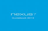 Google Nexus 7 (2013) Tablet User Manual Guidebook For Android Jelly Bean 4.3 (English)