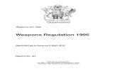 Weapons act regulations 2012