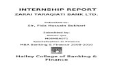 Internship Report ZTBL