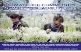 Climate-KIC Community Newsletter, August 2013