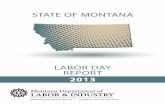 2013 Montana Labor Day report