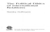 Stanley Hoffmann Ethics in IR