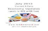 July 2013 Economy Updates - Gr8AmbitionZ