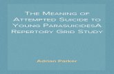 The Meaning of Attempted Suicide to Young ParasuicidesA Repertory Grid Study