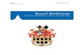 Royal Holloway University of Landon Project