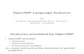 OPENMP Language Features - Part 1_2