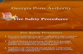 Georgia Ports Authority Fire Safety Guidelines