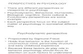 Perspectives in Psychology New