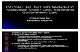 33853666 Malaysian Cyber Law Electronic Government Law