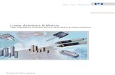2009 PI Linear Actuators and Motors Catalog