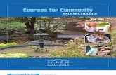 Courses for Community Fall 2013