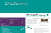 Unlock Democracy's Annual Report 2011-2012