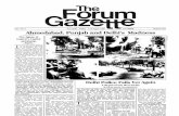 The Forum Gazette Vol. 1 No. 5 August 1-15. 1986