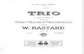 Bastard Piano Trio Op3 g Minor Piano
