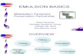 Asphalt Emulsion Basics