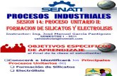 2011 - Ciclo i -Sesion 14 - Silicatos y Electrol