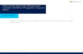 Microsoft Security Response Center (MSRC) Progress Report 2013