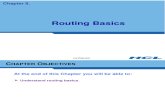 Ch 8 Routing Basics