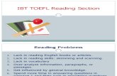iBT Reading Section Rev