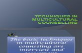 Techniques Multicultural Counseling