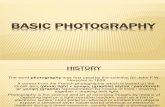 Basic Photography Report