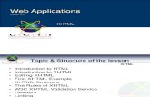 01 CT05032 Web Applications XHTML