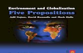 Najam, Adil, David Runnalls & Mark Halle 2007 'Environment and Globalization-- Five Propositions' (IISD) International Institute for Sustainable Development (48 Pp.)